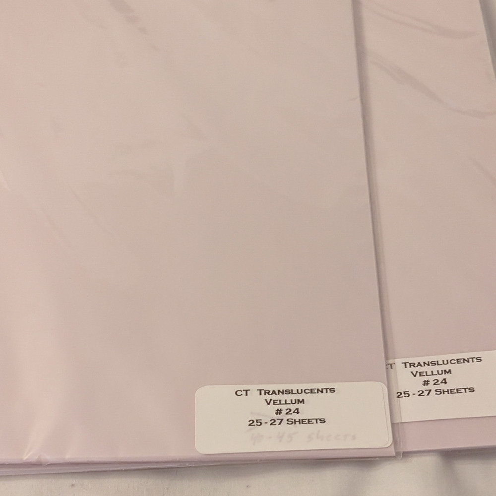 Translucent Vellum 8 1/2 X 11 50 Sheets Nip